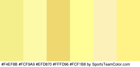 #F4EF8B #FCF9A9 #EFD870 #FFFD96 #FCF1B8 #FFF387 Colors