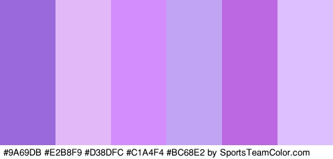 #9A69DB #E2B8F9 #D38DFC #C1A4F4 #BC68E2 #DDBFFF Colors