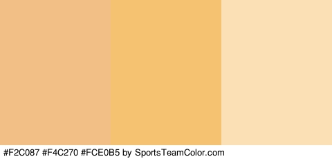 #F2C087 #F4C270 #FCE0B5 Colors