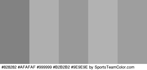 #828282 #AFAFAF #999999 #B2B2B2 #9E9E9E Colors