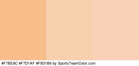 #F7BE8C #F7D1AF #F9D1B6 Colors