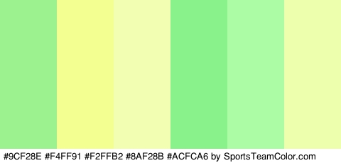 #9CF28E #F4FF91 #F2FFB2 #8AF28B #ACFCA6 #EDFFAD Colors