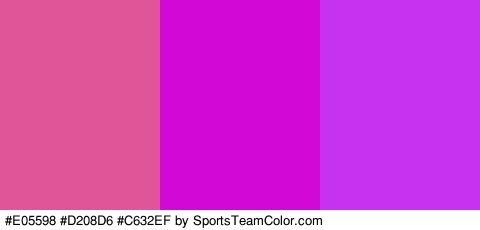 #E05598 #D208D6 #C632EF Colors