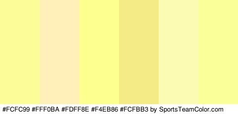 #FCFC99 #FFF0BA #FDFF8E #F4EB86 #FCFBB3 #FBFF99 Colors