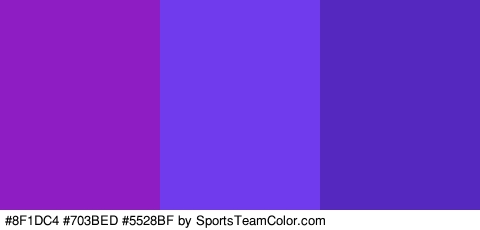 #8F1DC4 #703BED #5528BF Colors