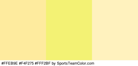 #FFEB9E #F4F275 #FFF2BF Colors