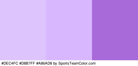 #DEC4FC #D8B7FF #A86AD8 Colors