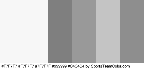 #F7F7F7 #F7F7F7 #7F7F7F #999999 #C4C4C4 #8E8E8E Colors