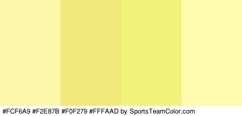 #FCF6A9 #F2E87B #F0F279 #FFFAAD Colors