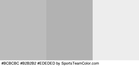 #BCBCBC #B2B2B2 #EDEDED Colors