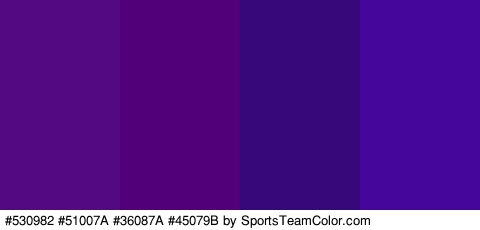 #530982 #51007A #36087A #45079B Colors