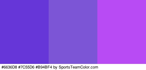 #6636D8 #7C55D6 #B94BF4 Colors