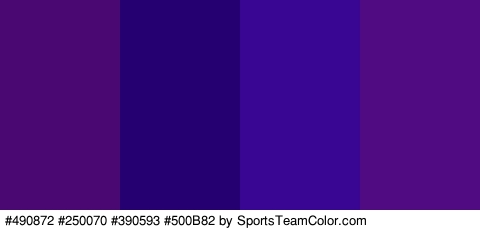 #490872 #250070 #390593 #500B82 Colors