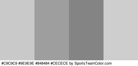 #C9C9C9 #9E9E9E #848484 #CECECE Colors