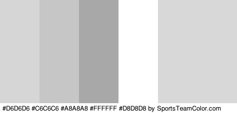 #D6D6D6 #C6C6C6 #A8A8A8 #FFFFFF #D8D8D8 #D8D8D8 Colors