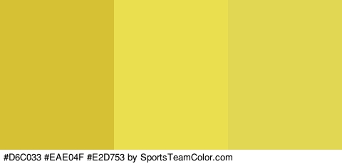 #D6C033 #EAE04F #E2D753 Colors