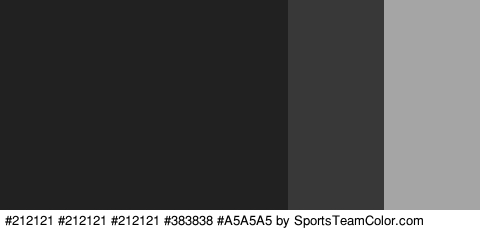 #212121 #212121 #212121 #383838 #A5A5A5 Colors