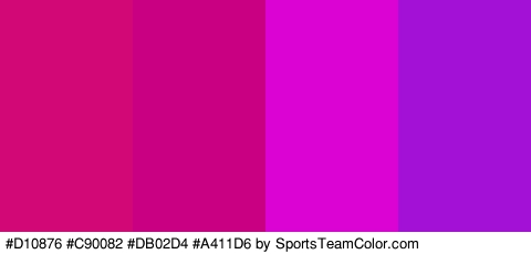 #D10876 #C90082 #DB02D4 #A411D6 Colors