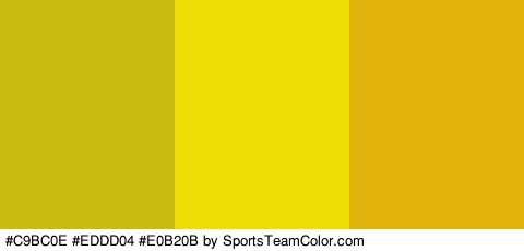 #C9BC0E #EDDD04 #E0B20B Colors