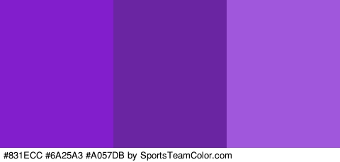 #831ECC #6A25A3 #A057DB Colors