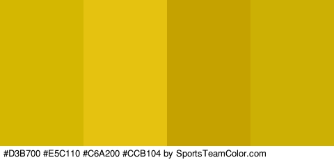 #D3B700 #E5C110 #C6A200 #CCB104 Colors