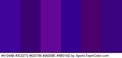 #41049B #3C0272 #620796 #36008E #4B016D #3B037F Colors