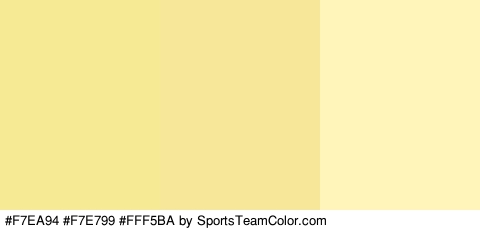 #F7EA94 #F7E799 #FFF5BA Colors