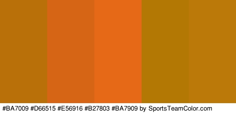 #BA7009 #D66515 #E56916 #B27803 #BA7909 Colors