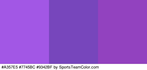 #A357E5 #7745BC #9342BF Colors