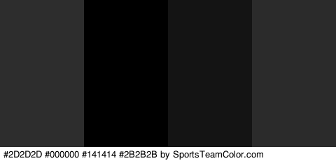 #2D2D2D #000000 #141414 #2B2B2B Colors