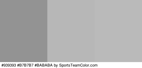 #939393 #B7B7B7 #BABABA Colors