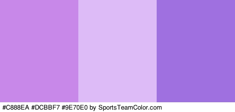 #C888EA #DCBBF7 #9E70E0 Colors