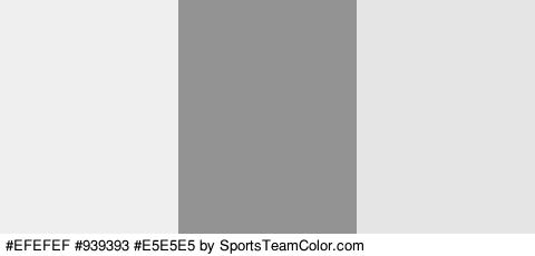 #EFEFEF #939393 #E5E5E5 Colors