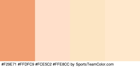 #F29E71 #FFDFC9 #FCE5C2 #FFE8CC Colors