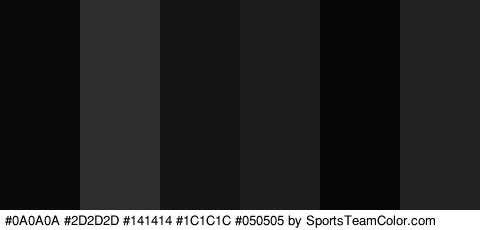 #0A0A0A #2D2D2D #141414 #1C1C1C #050505 #212121 Colors