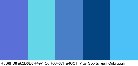 #5B6FD8 #63D6E8 #497FC6 #03437F #4CC1F7 Colors