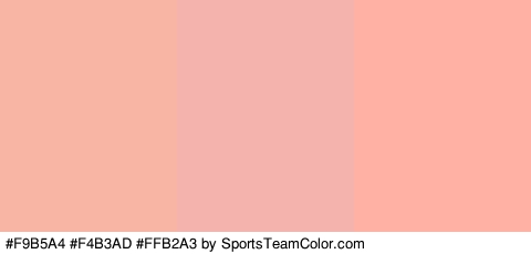 #F9B5A4 #F4B3AD #FFB2A3 Colors