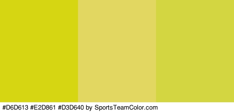 #D6D613 #E2D861 #D3D640 Colors