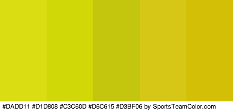 #DADD11 #D1D808 #C3C60D #D6C615 #D3BF06 Colors