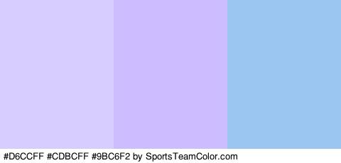 #D6CCFF #CDBCFF #9BC6F2 Colors