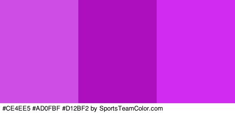 #CE4EE5 #AD0FBF #D12BF2 Colors