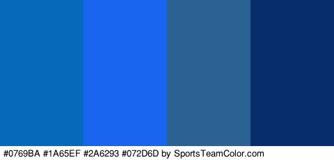 #0769BA #1A65EF #2A6293 #072D6D Colors