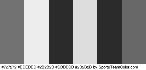 #727272 #EDEDED #2B2B2B #DDDDDD #2B2B2B #686868 Colors