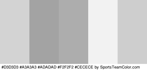 #D3D3D3 #A3A3A3 #ADADAD #F2F2F2 #CECECE Colors