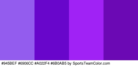 #945BEF #6906CC #A022F4 #6B0AB5 Colors