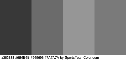 #383838 #6B6B6B #969696 #7A7A7A Colors