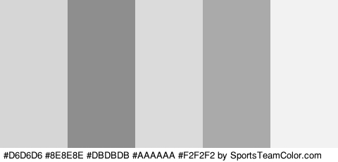 #D6D6D6 #8E8E8E #DBDBDB #AAAAAA #F2F2F2 Colors