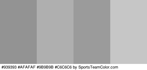 #939393 #AFAFAF #9B9B9B #C6C6C6 Colors