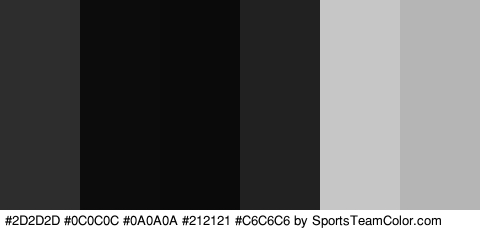 #2D2D2D #0C0C0C #0A0A0A #212121 #C6C6C6 #B5B5B5 Colors