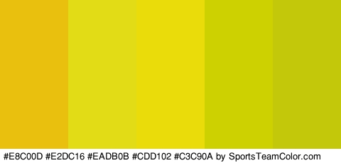 #E8C00D #E2DC16 #EADB0B #CDD102 #C3C90A Colors